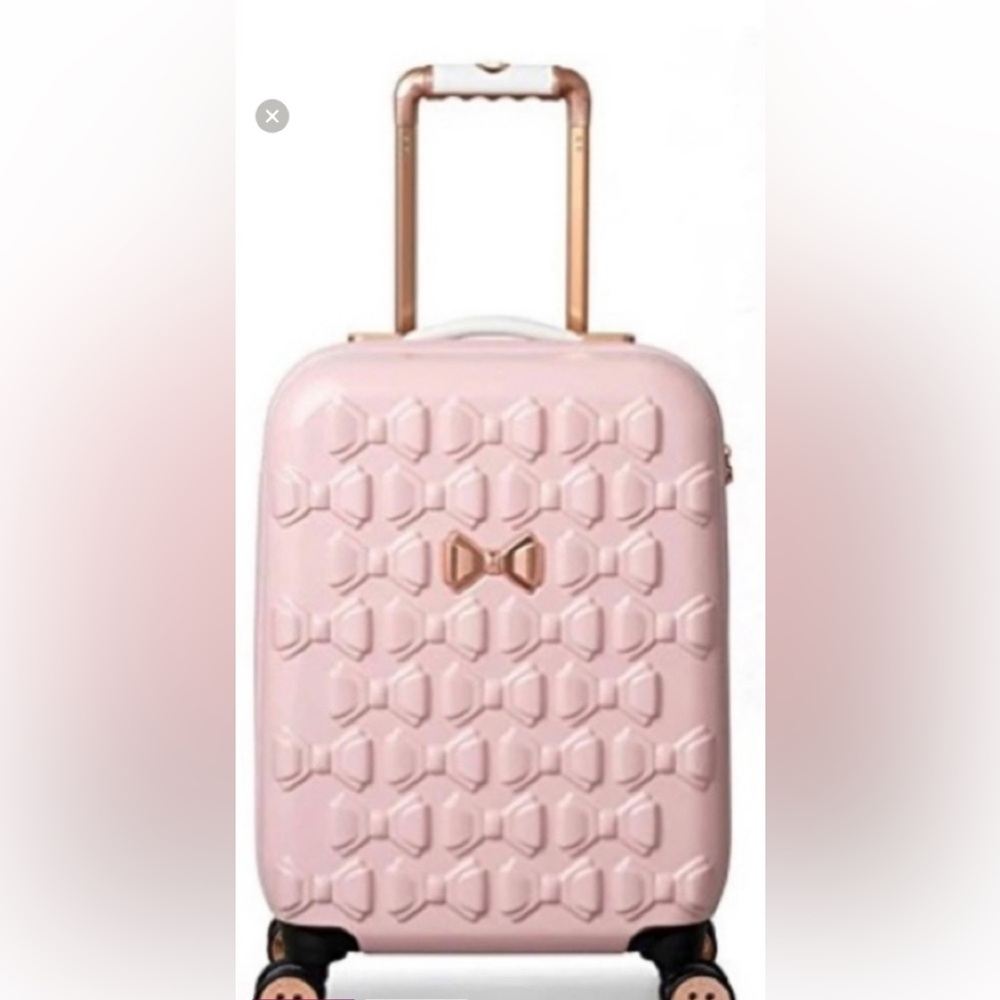 🆕🆕 Ted Baker Pink Cabin case with
 Bow 🎀